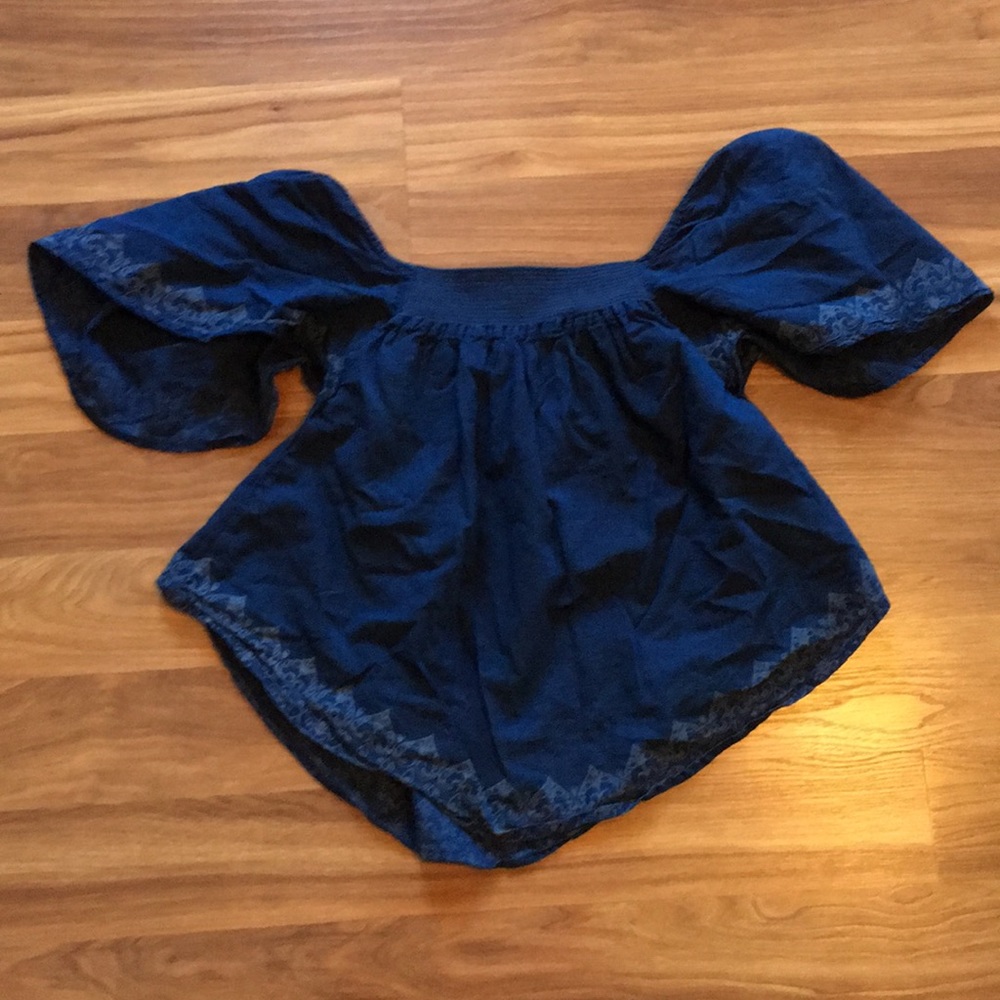 Flowing Blue Top